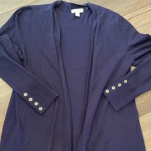 Size S Charter Club Gold Button Cardigan